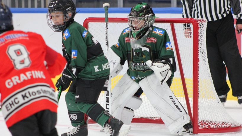 Die U9 der Young Gladiators in Action