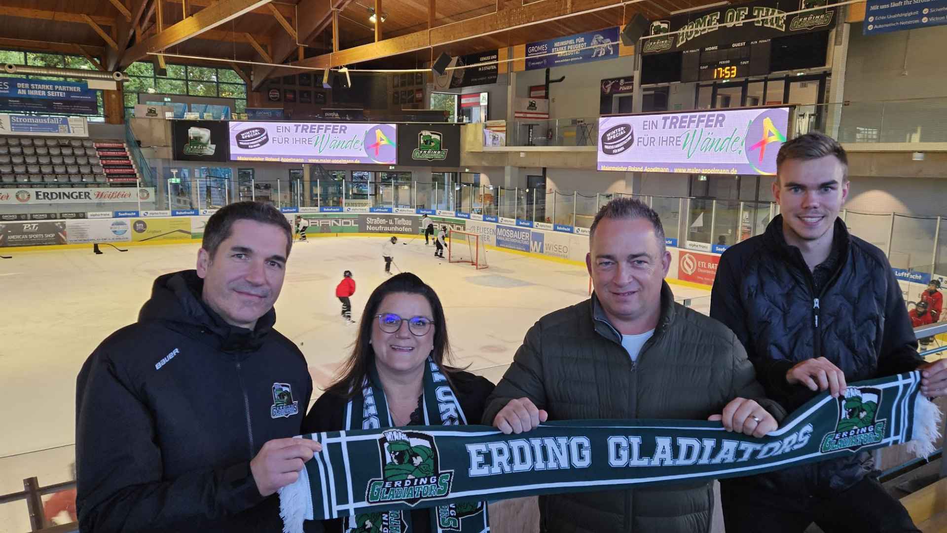 MALER APPELMANN: FRISCHER ANSTRICH FÜR DIE GLADIATORS